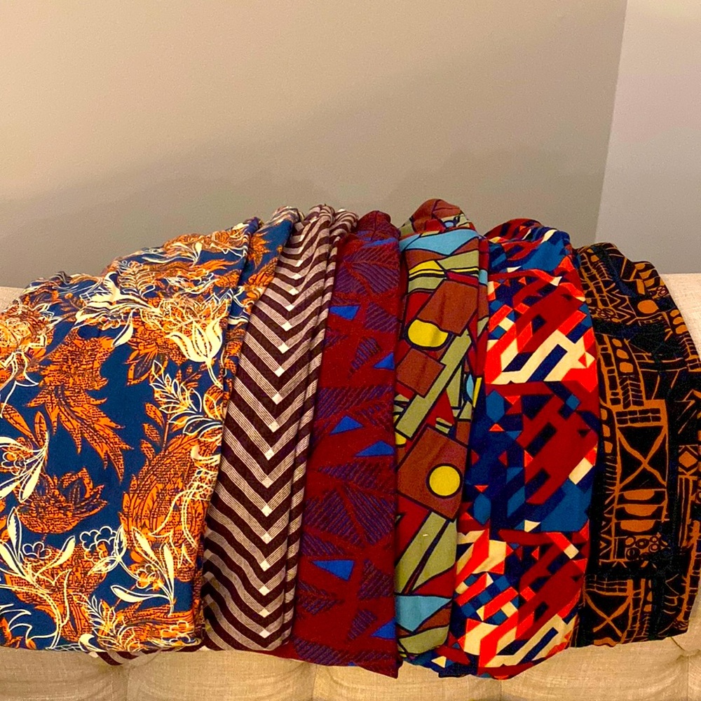 NWT LuLaRoe - 10 pairs leggings! - lot of 4 OS and 6 TC